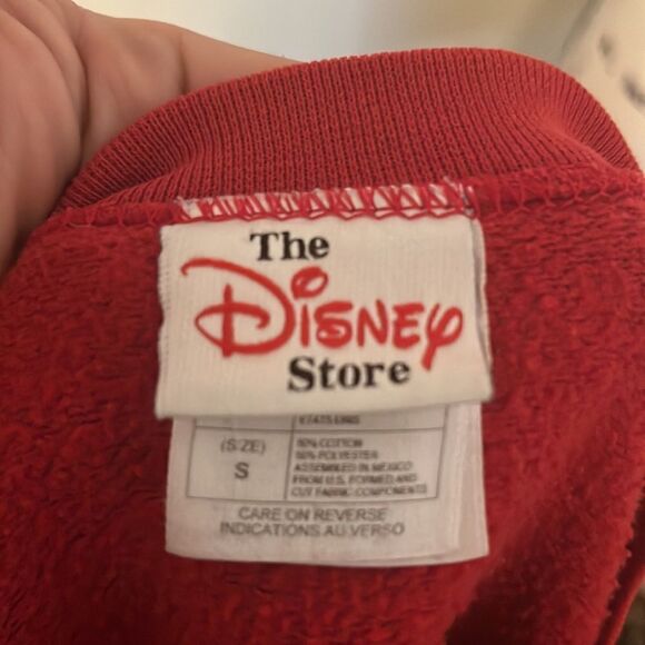 Y2K Disney Mickey Mouse Red Graphic Pullover Sweatshirt - Picture 10 of 10